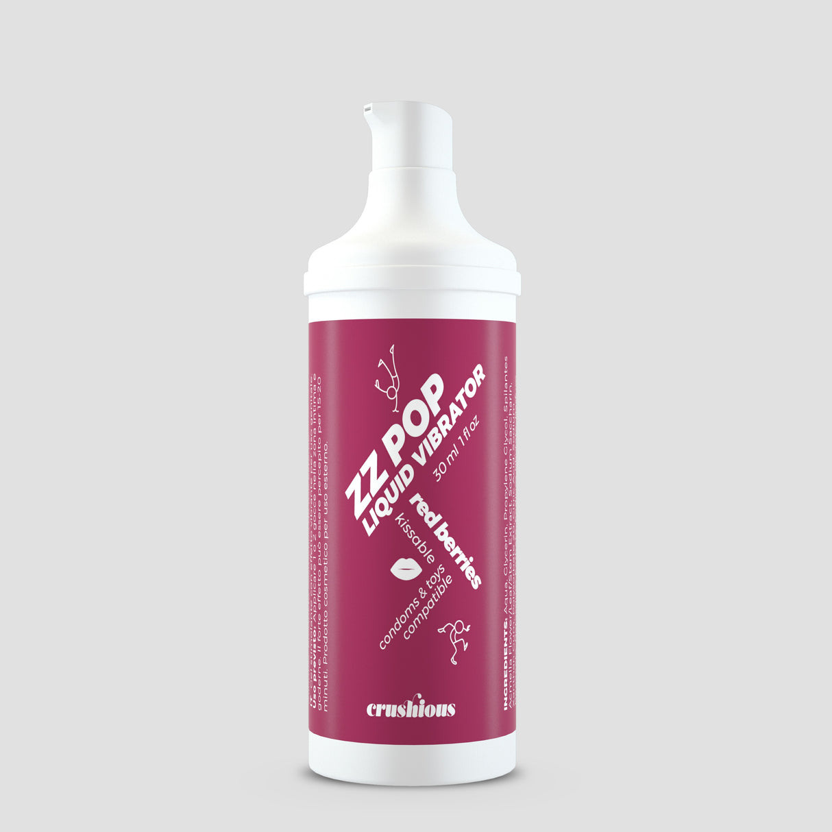 Flüssig-Vibrator ZZ Pop Rote Beeren 30 ml