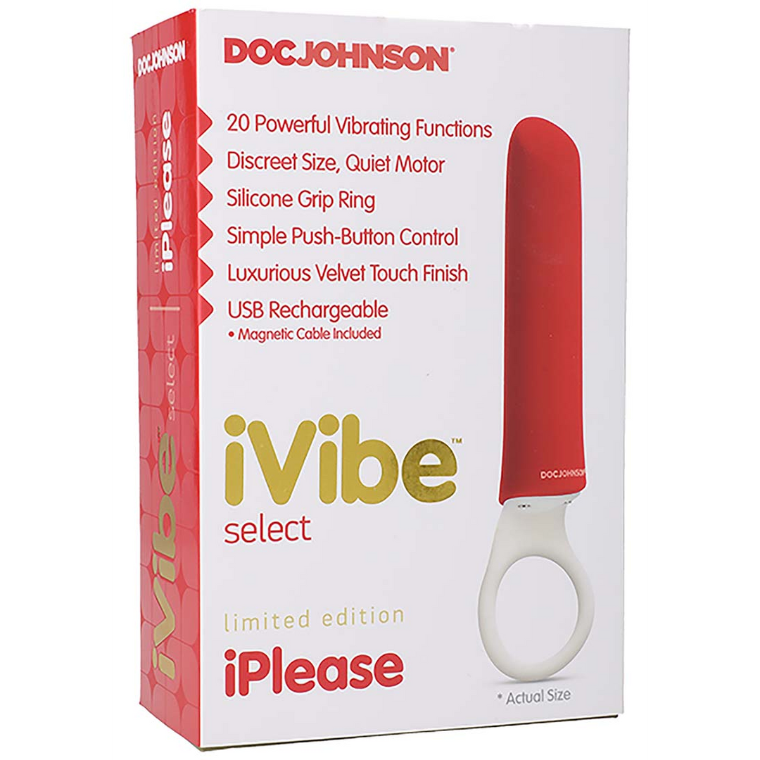 Mini-Vibrator iPlease Rot 8,9 x Ø 2,5 cm
