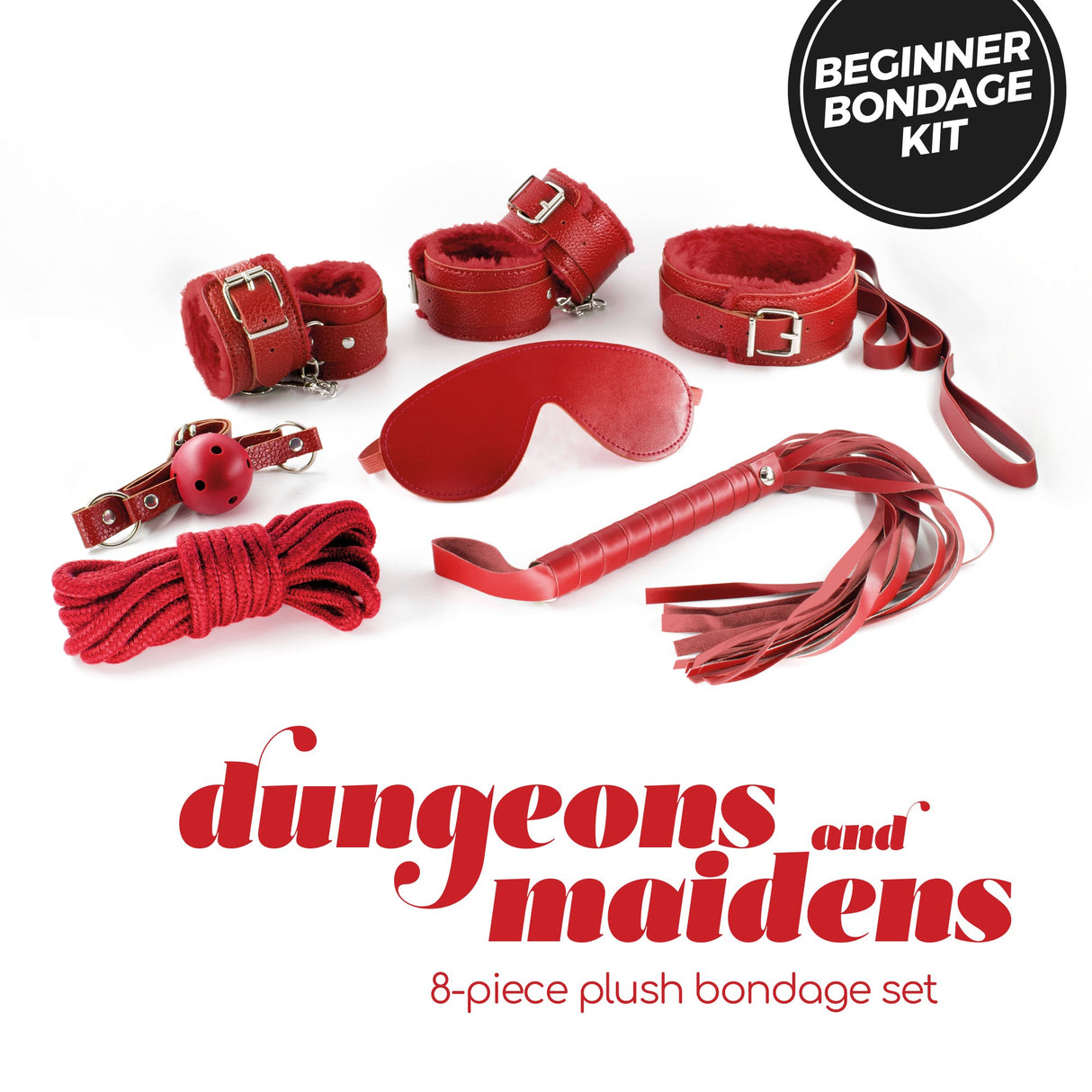 Fesselset Dungeons & Maidens Rot
