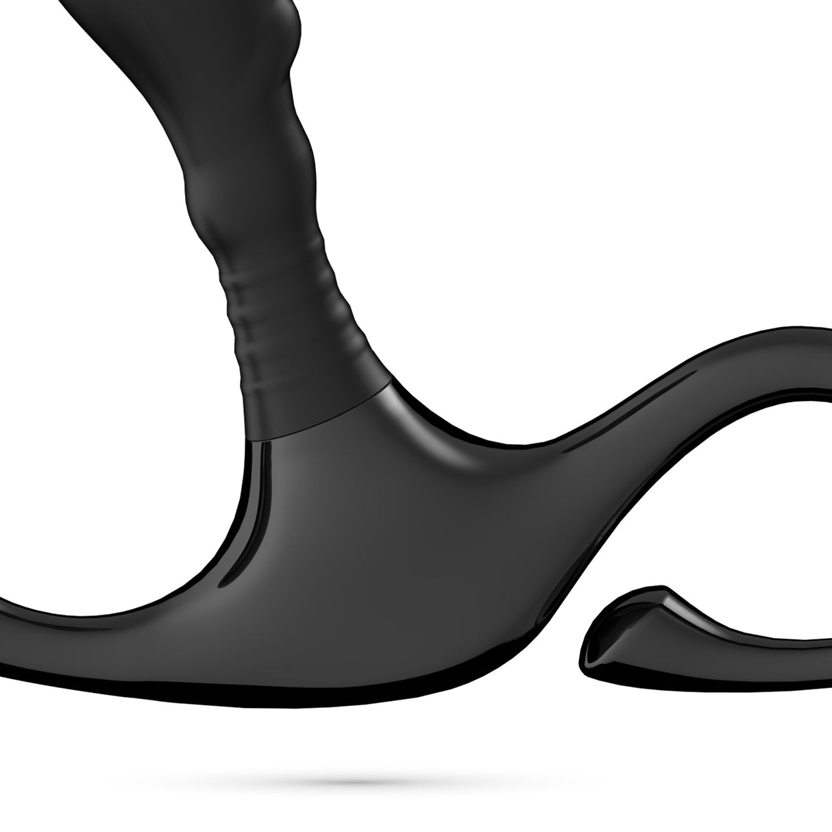 Prostata-Stimulator Djinn aus Silikon Schwarz 8 x Ø 2,2 cm