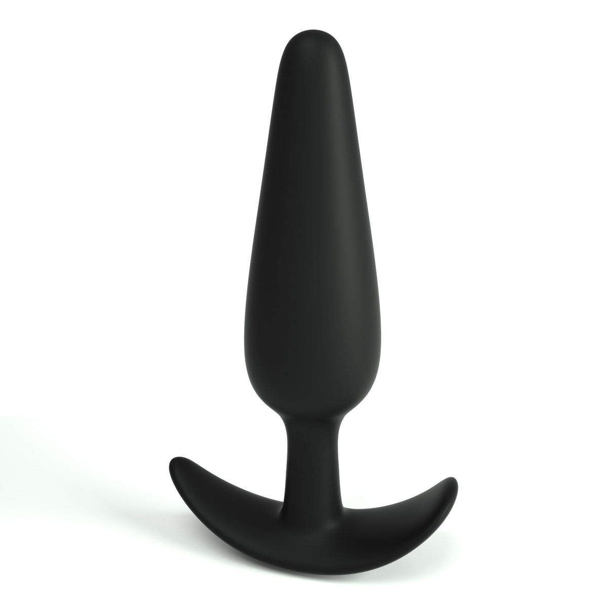 Analplug Tic aus Silikon Schwarz