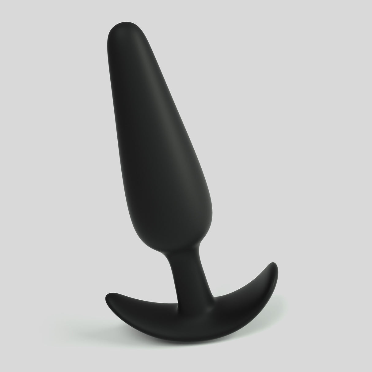 Analplug Tic aus Silikon Schwarz