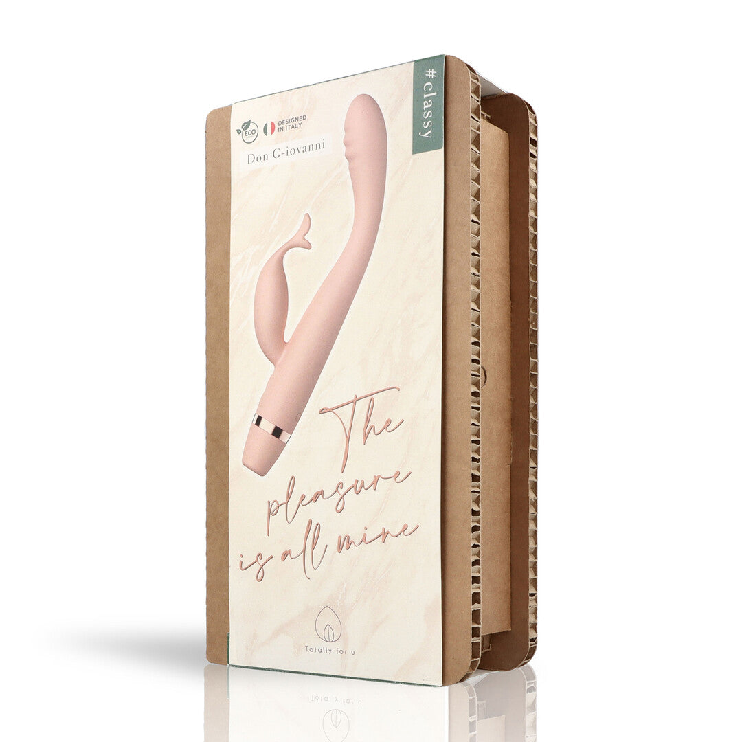 Rabbit-Vibrator Don G-iovanni mit Wellenbewegung Pink 17,5 x 2,5 cm – Ansicht 2