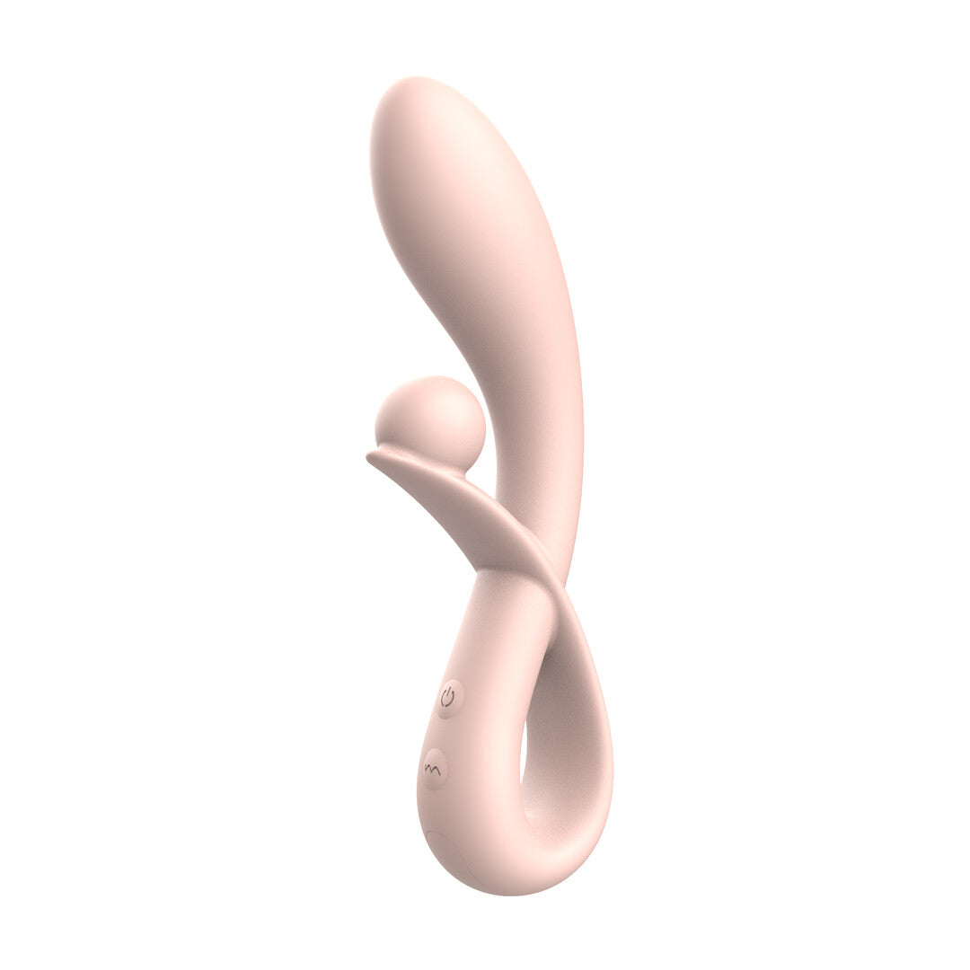 Rabbit-Vibrator Armonia biegsam Pink 19 x 4 cm – Ansicht 3