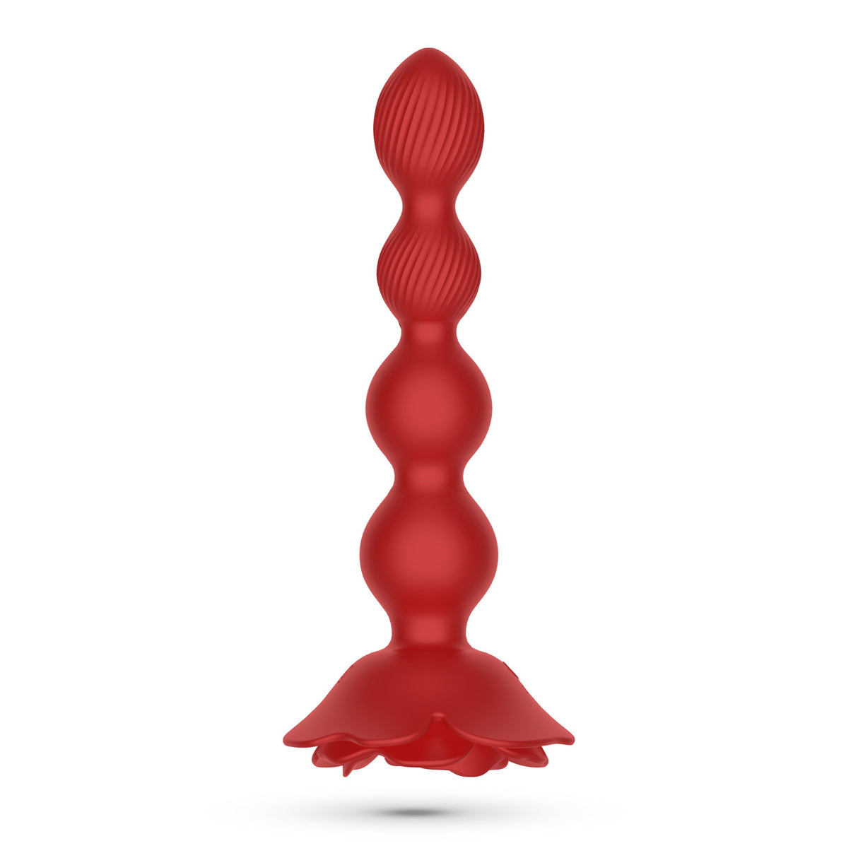 Analplug Rosaline rotierend mit Fernbedienung Rot