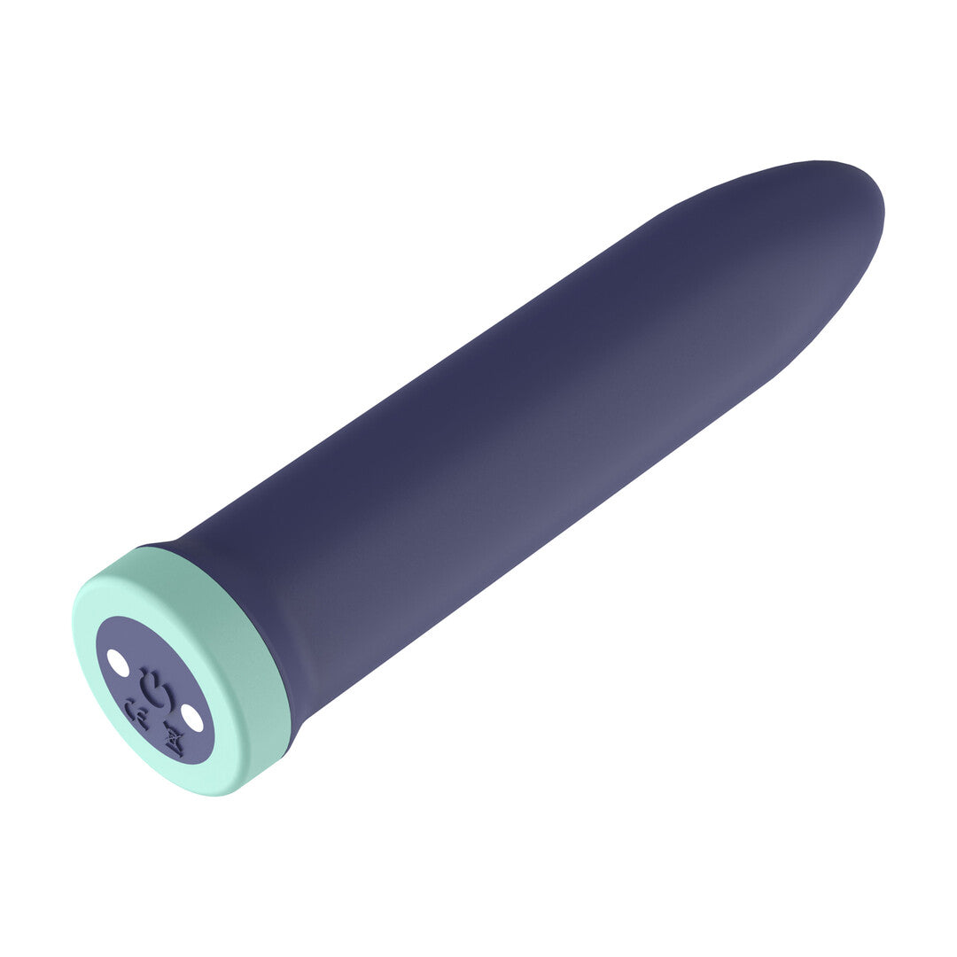 Vibrator-Set Primo mit drei Aufsätzen Blau und Türkis 9 x 2,1 cm – Ansicht 6