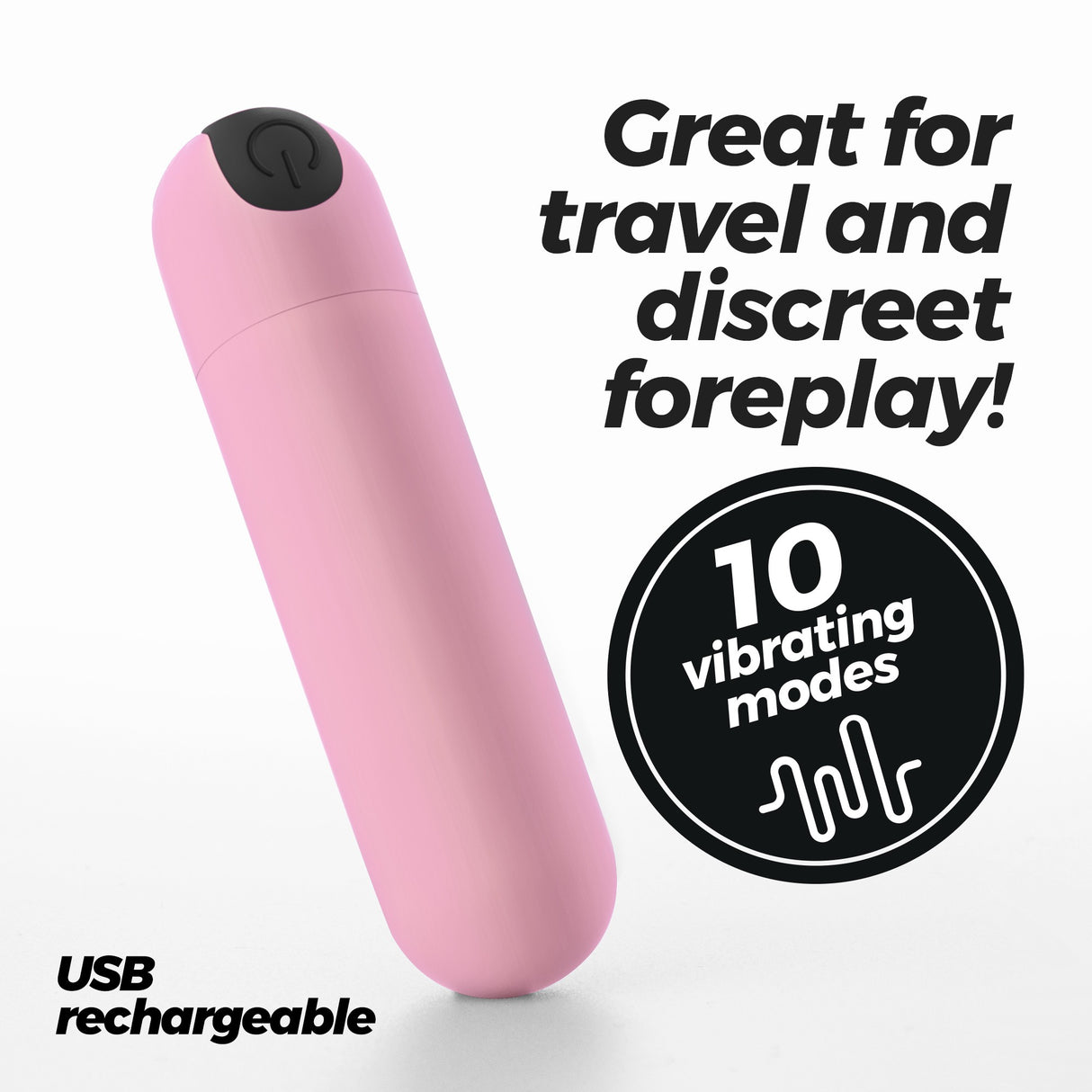 Vibro-Ei Imoan mit Akku Rosa Ø 2 cm