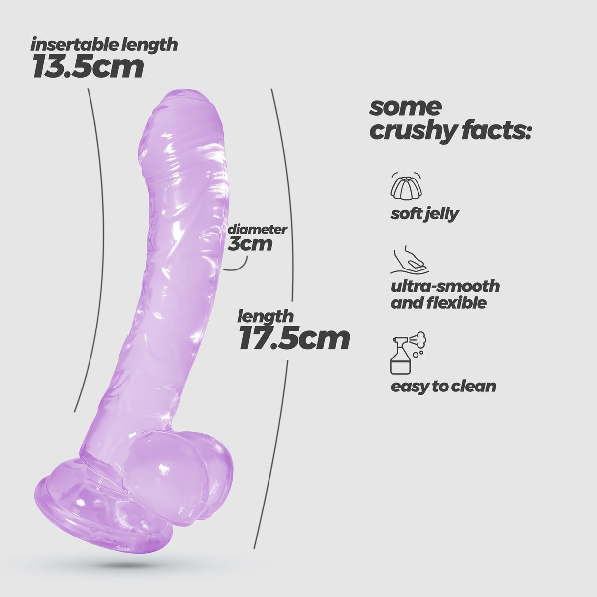 Analdildo Hudini Lila