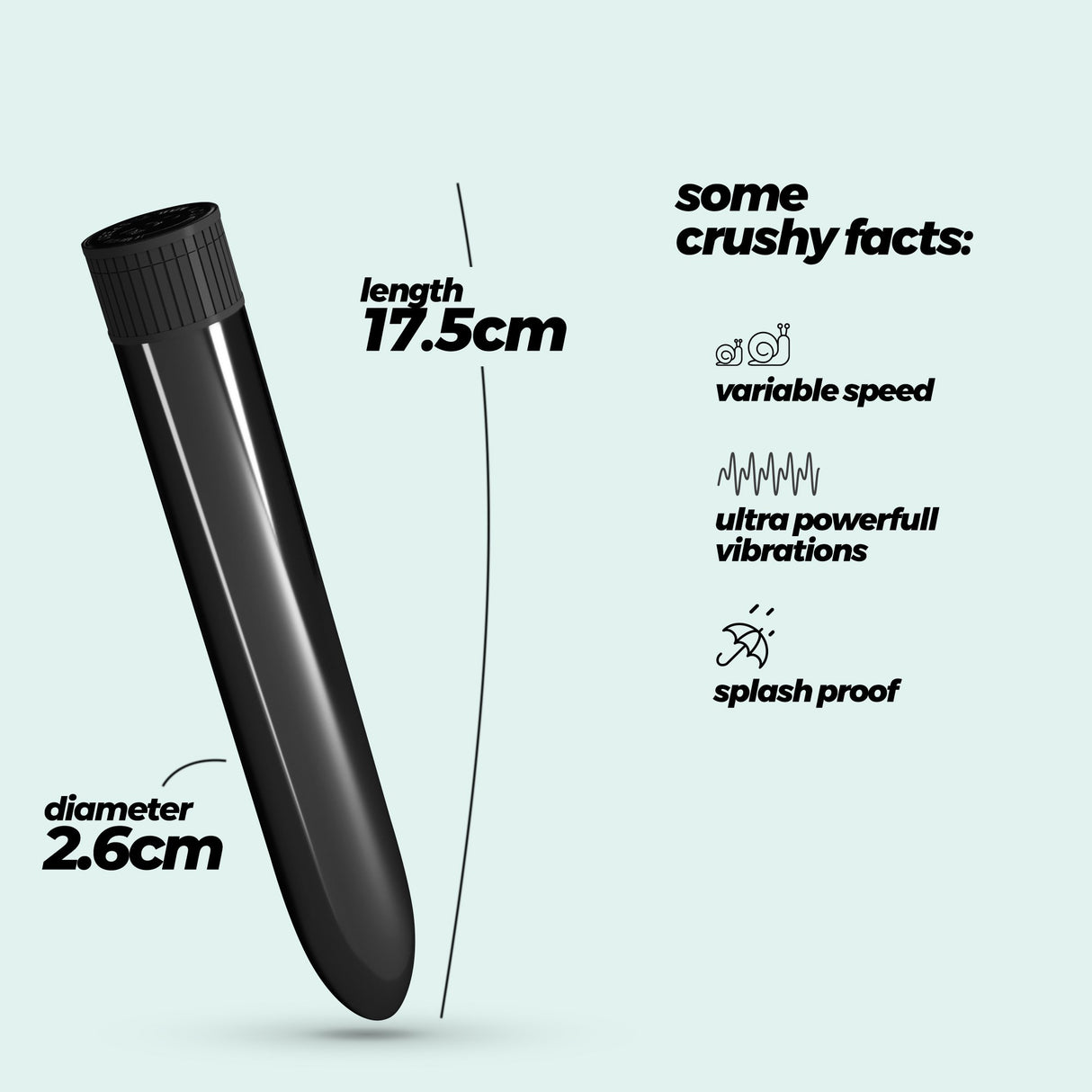 Vibrator Classic Vibe Schwarz