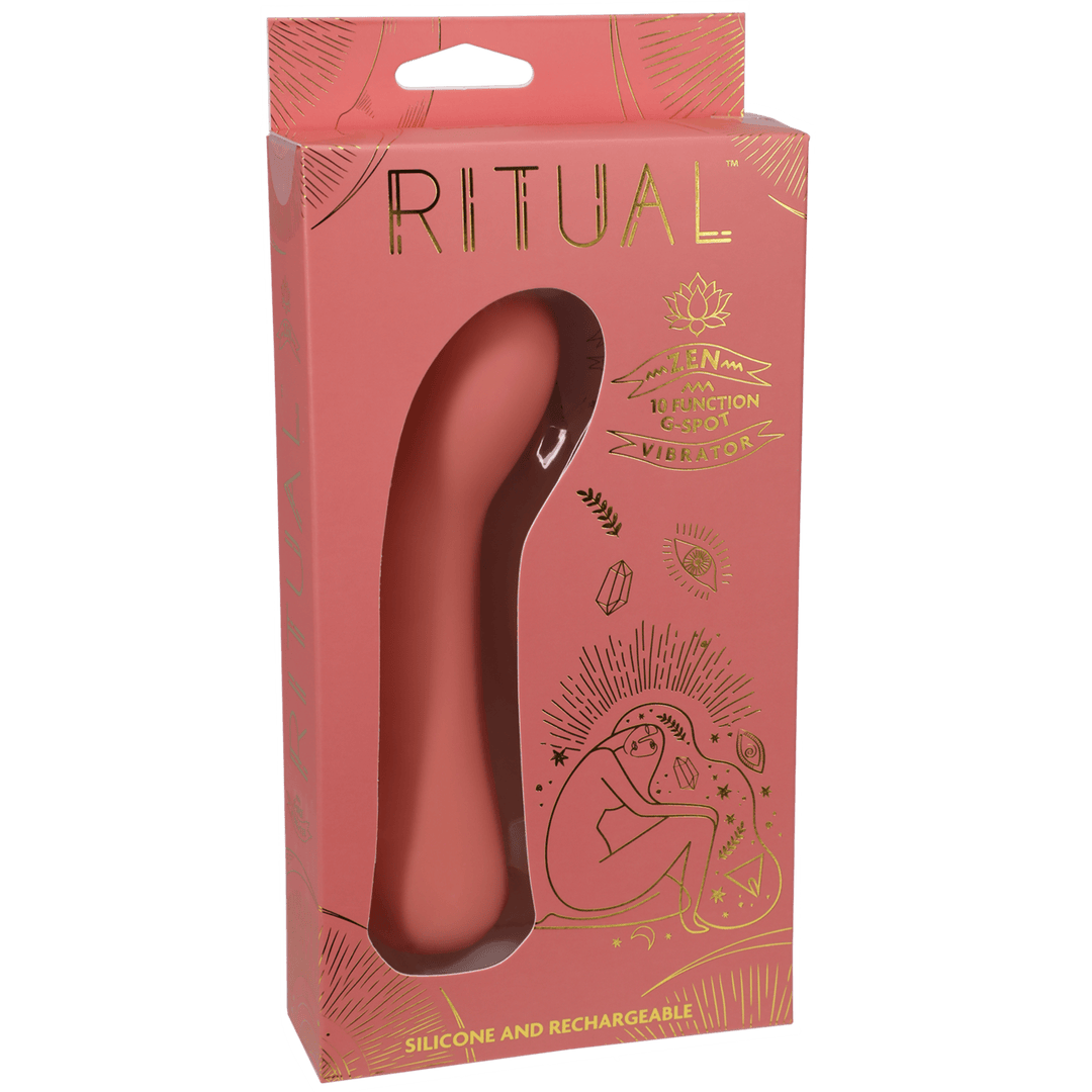 G-Punkt-Vibrator Zen mit Akku Orange 11,4 cm