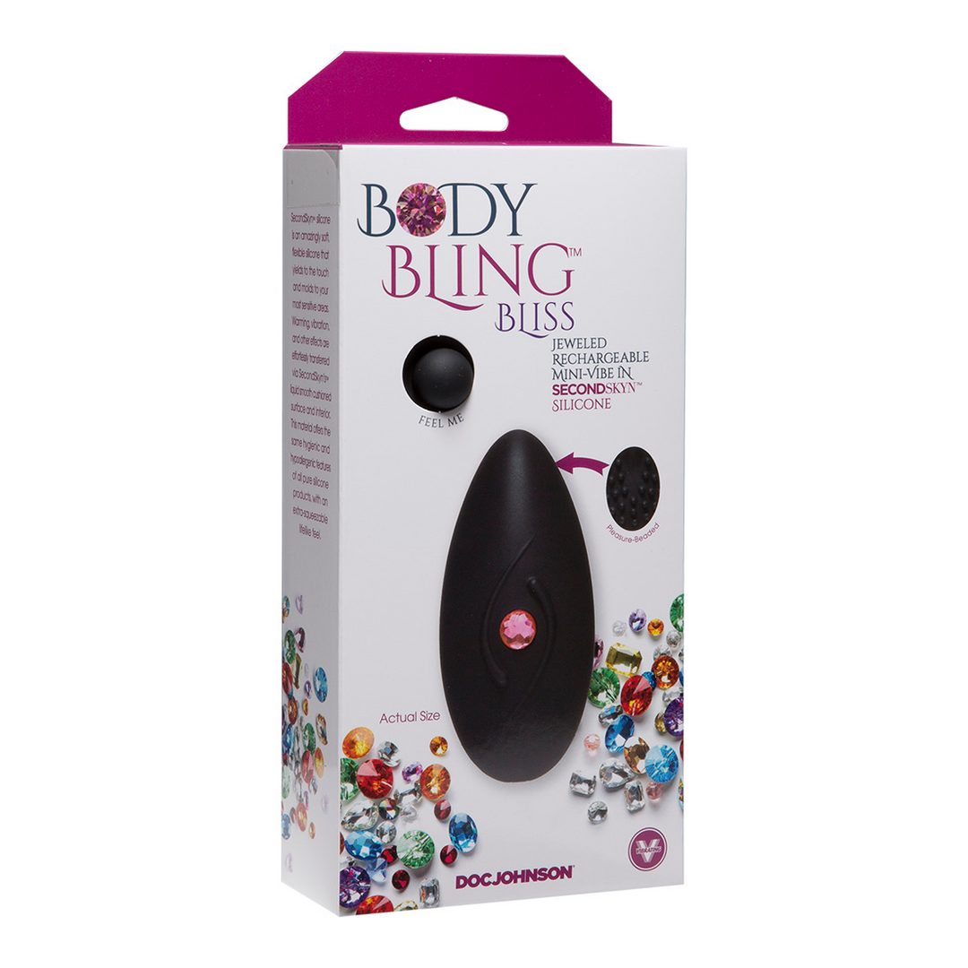 Mini-Vibrator Bliss flexibel Schwarz 4,2 x Ø 10,8 cm