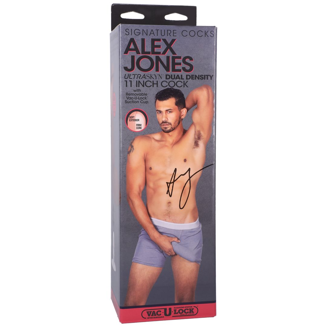 Realistischer Dildo Alex Jones Braun 23,5 x Ø 5,1 cm