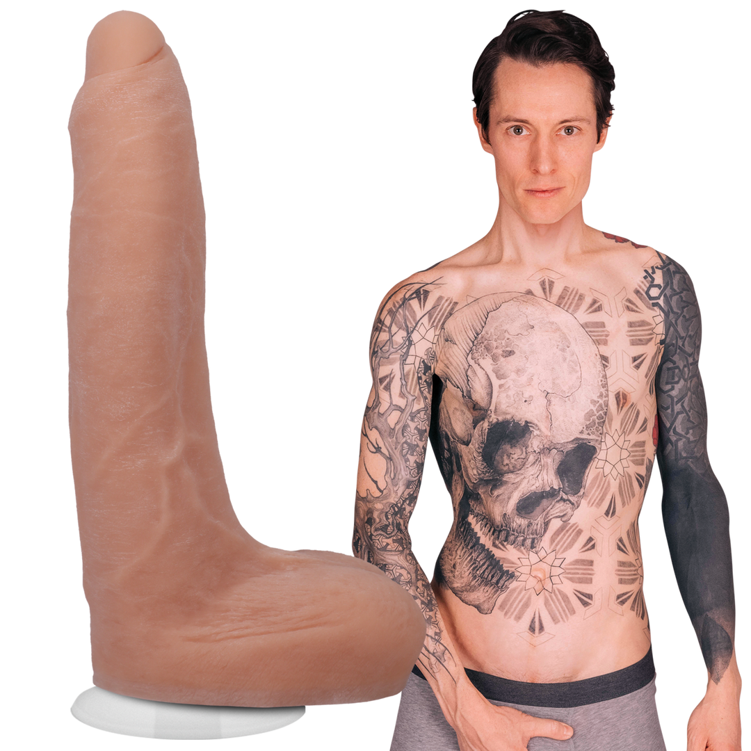 Realistischer Dildo Owen Gray Hautfarbe 19,7 x Ø 5,1 cm