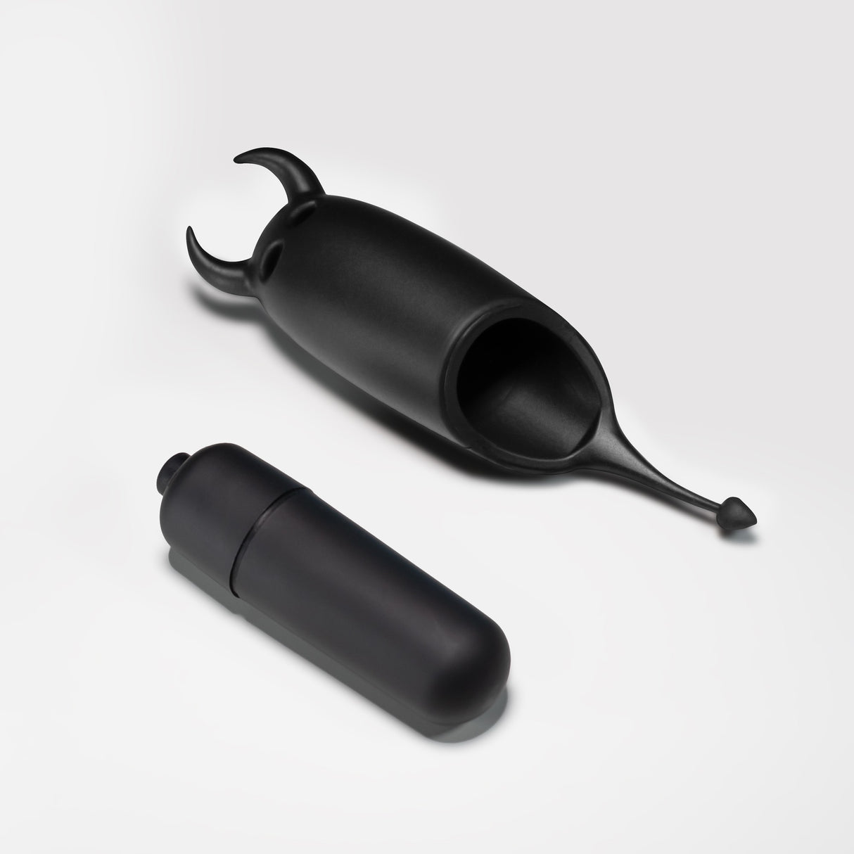 Vibro-Ei O-Pet Devil mit 10 Vibrationsmodi Schwarz Ø 2,5 cm
