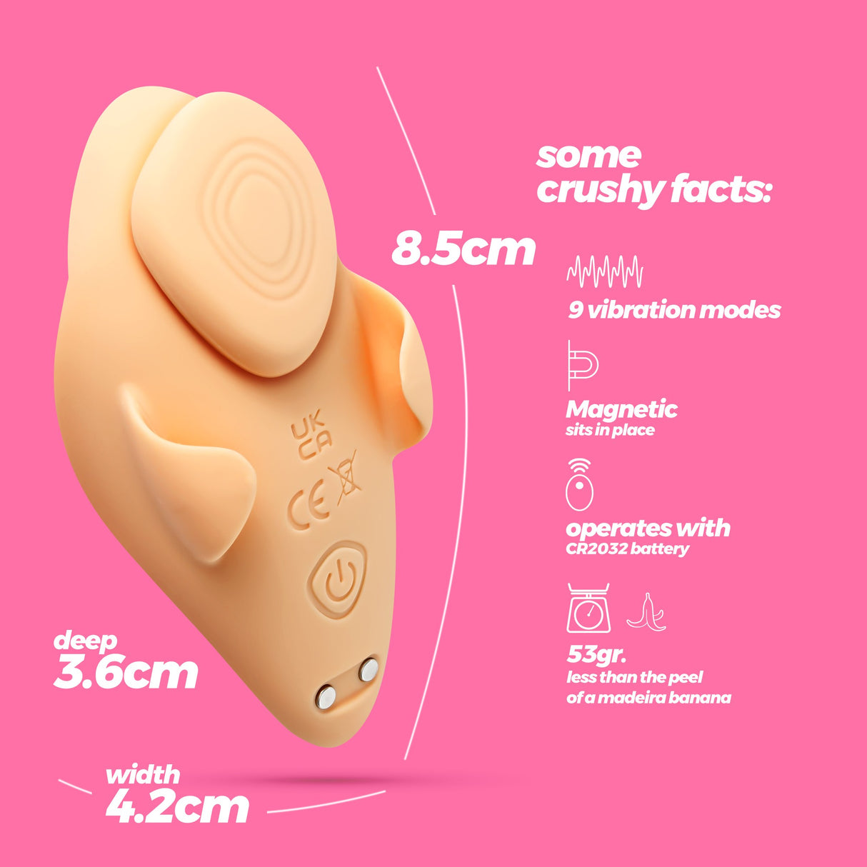 Slip-Vibrator Atlantis mit Fernbedienung