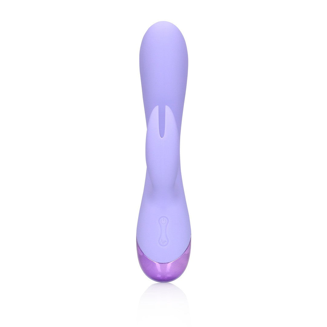 Rabbit-Vibrator aus weichem Silikon Lila