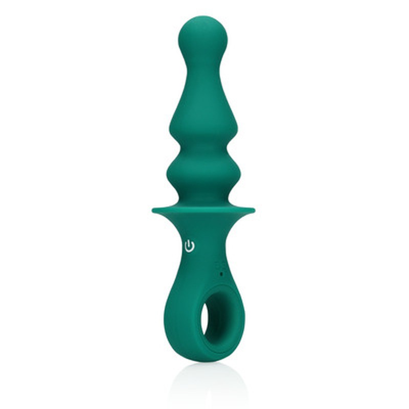 Analvibrator in Kegelform Grün