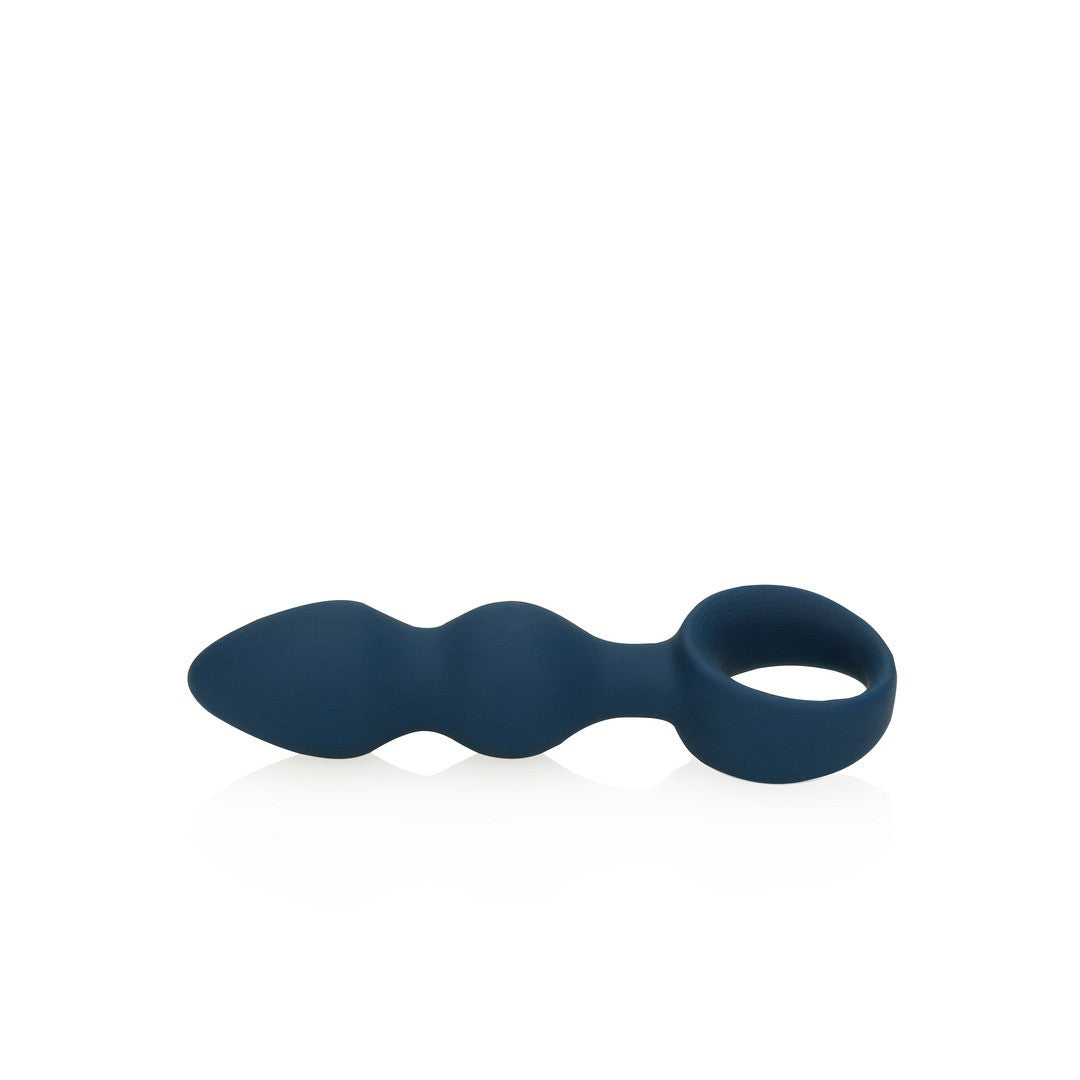 Analplug in Tropfenform Blau 13,2 x Ø 4,2 cm