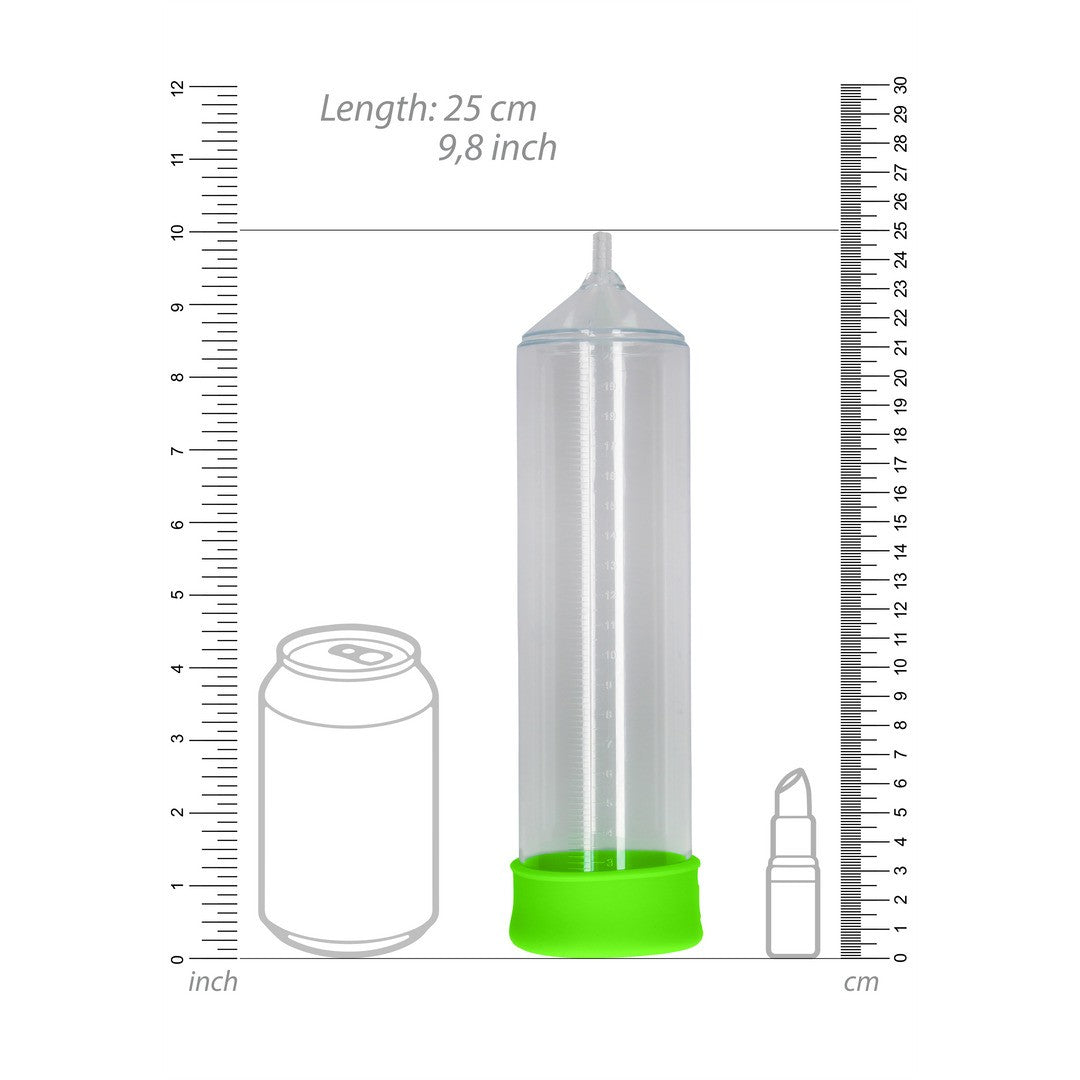 Penispumpe Classic nachtleuchtend Transparent