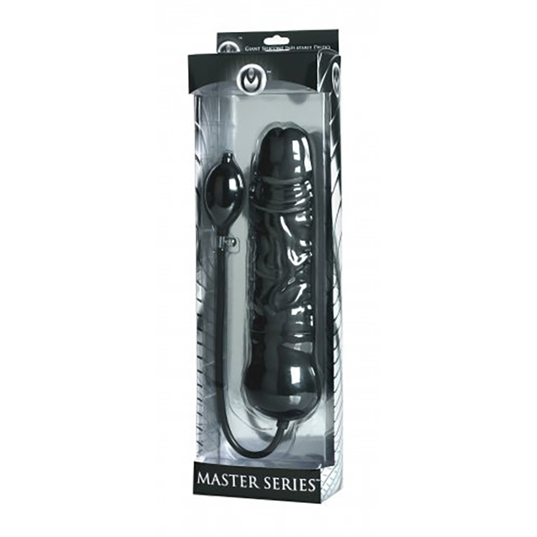 Dildo Leviathan aufblasbar Schwarz 53,5 cm