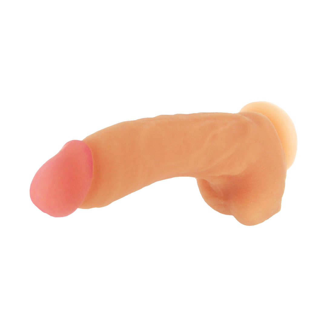 Dildo Girthy George mit Saugnapf Hautfarbe 17,5 x Ø 5,4 cm