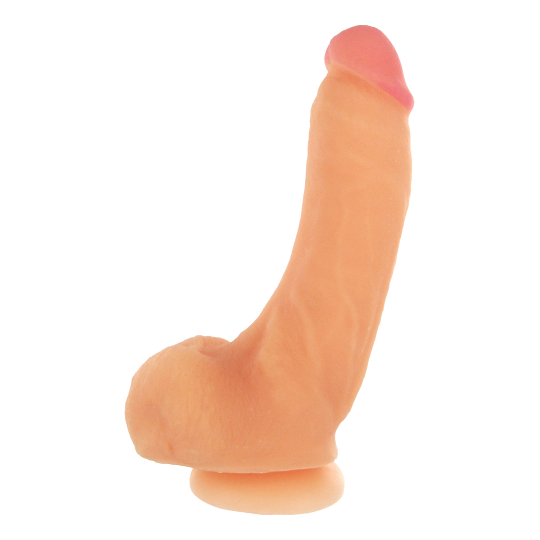 Dildo Girthy George mit Saugnapf Hautfarbe 17,5 x Ø 5,4 cm