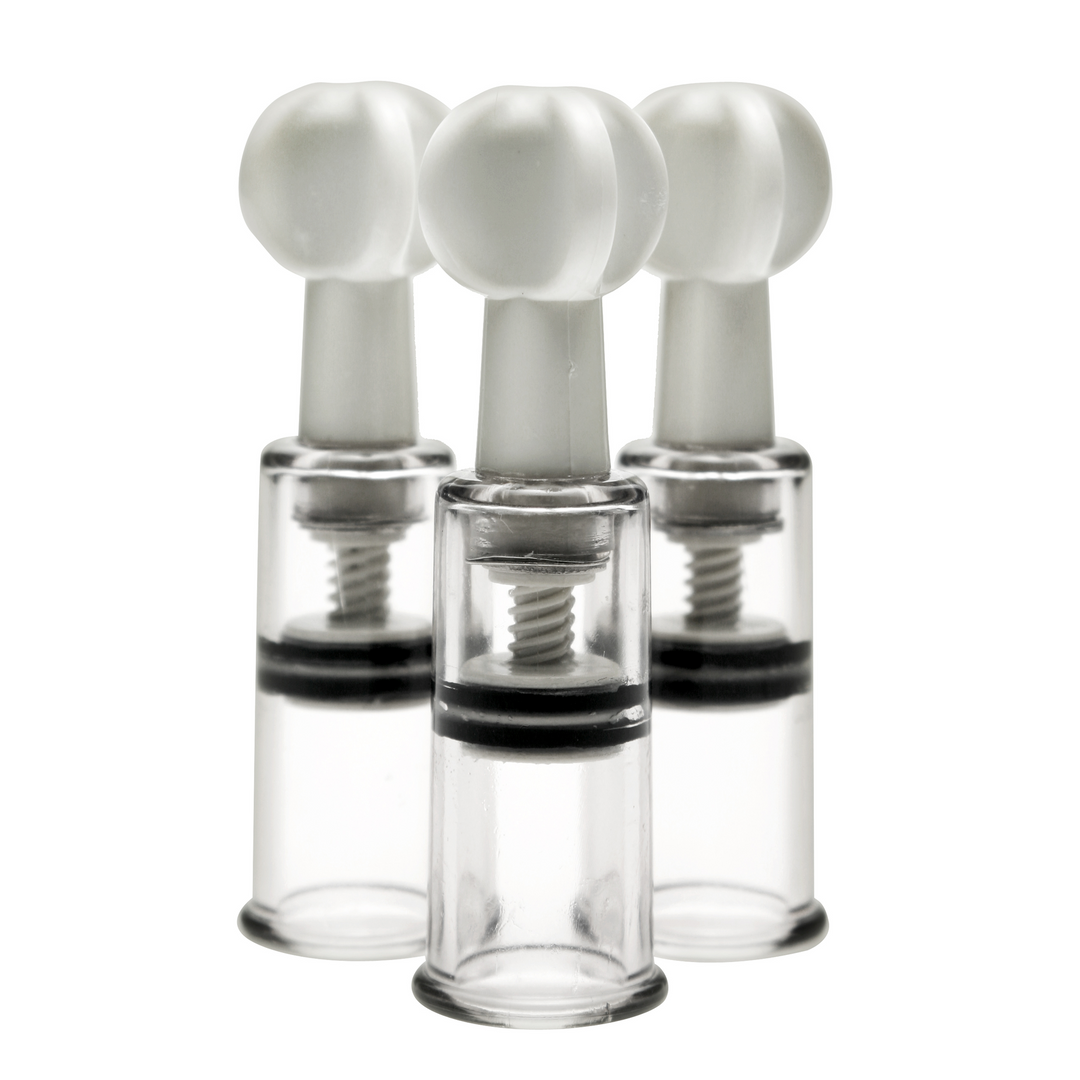 Nippel- und Klitoris-Sauger Twisted Triplets Durchsichtig 10,1 cm