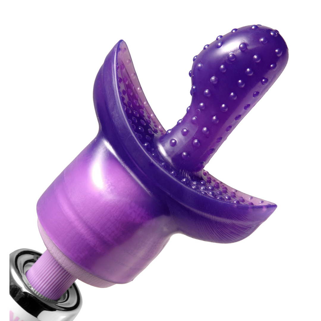 Massagestab-Aufsatz G-Punkt Violett 7 x Ø 3,8 cm