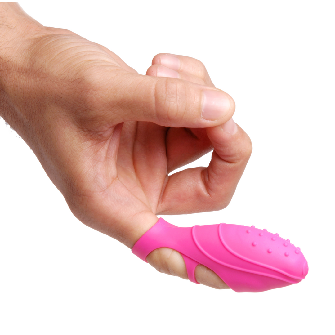 G-Punkt-Fingervibrator Bang Her Pink 6,5 cm
