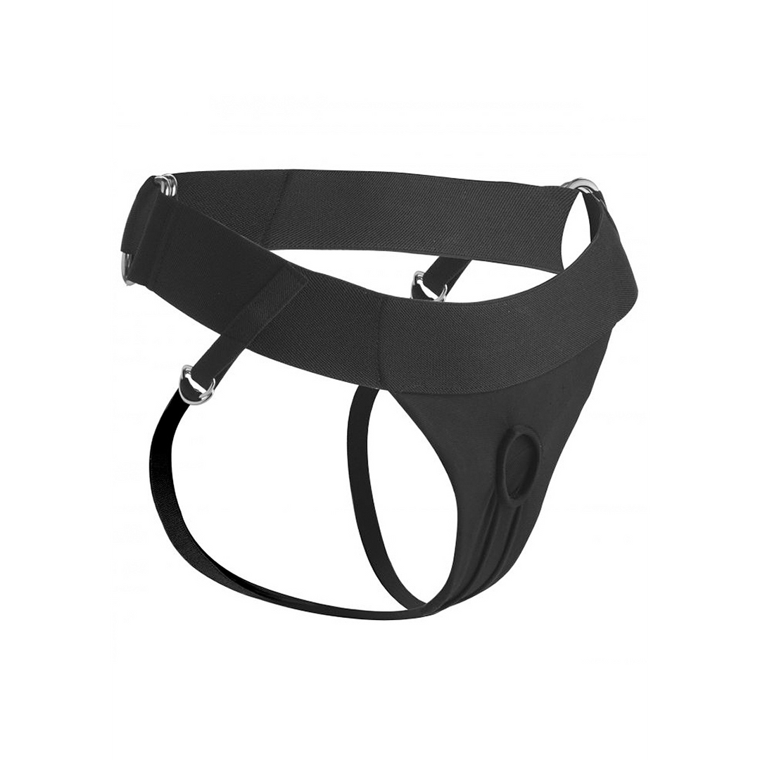 Strap-on-Harness Avalon Jock-Style Schwarz 29 cm