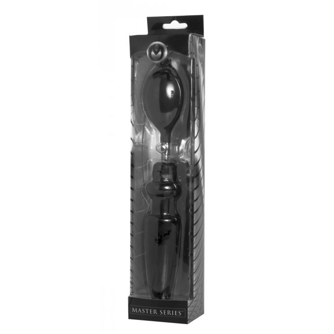 Analplug Expander aufblasbar mit Pumpe Schwarz 35 cm