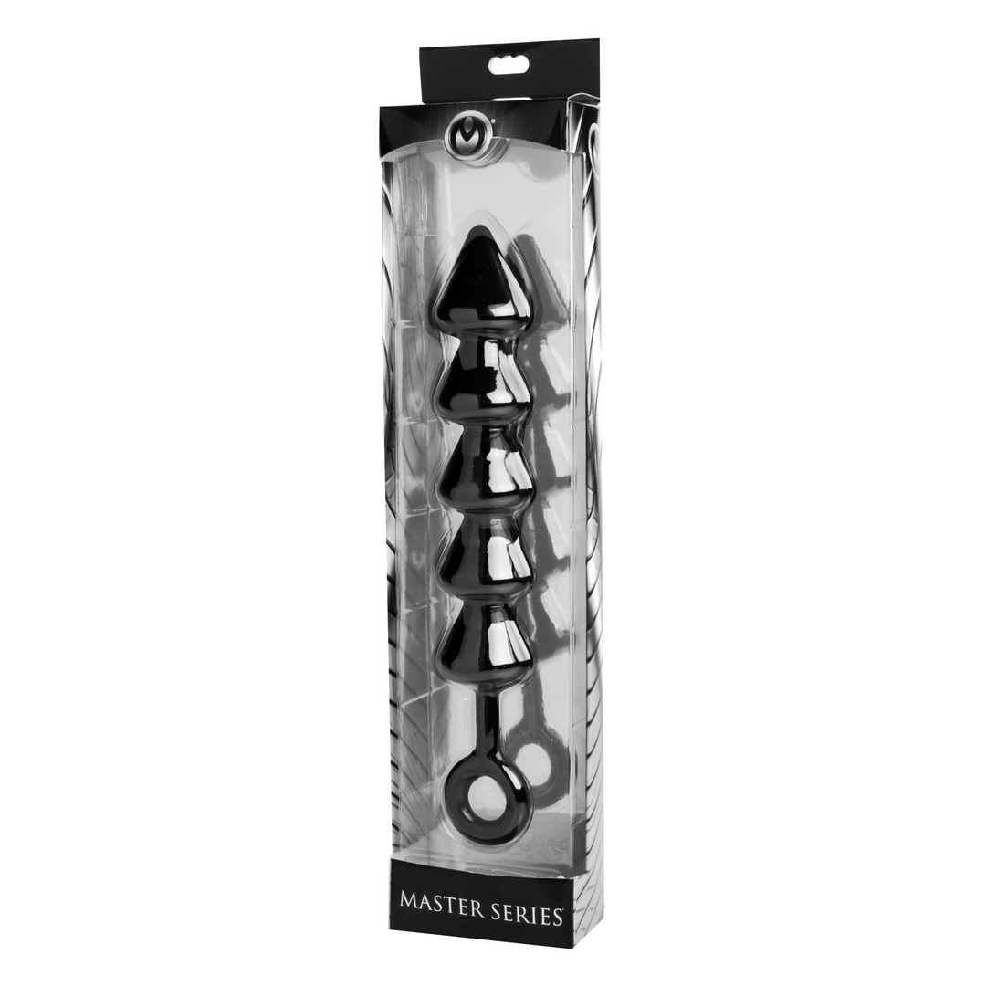 Analkette XL Schwarz 22 cm