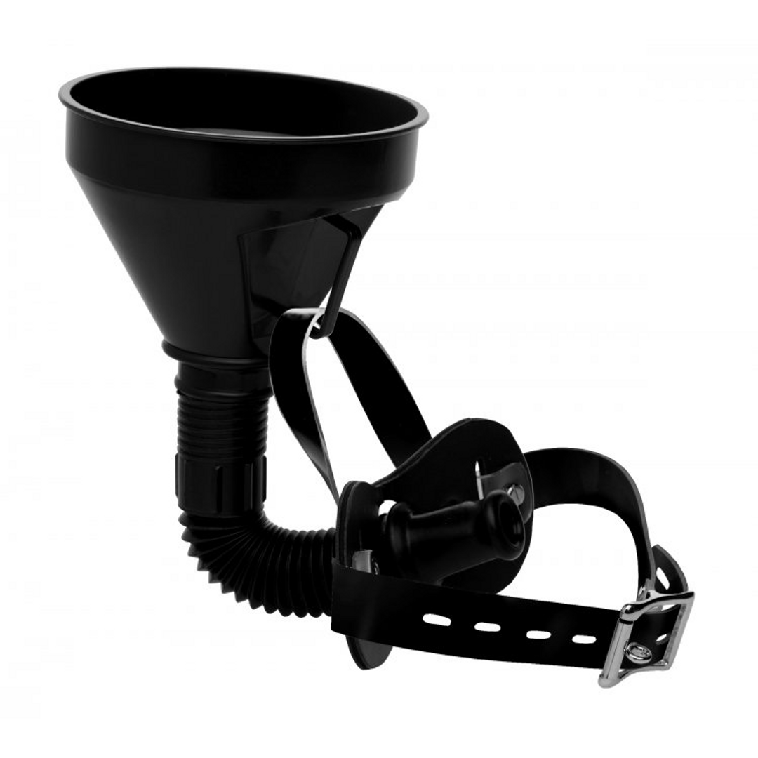 Knebel Latrine mit Trichter Schwarz 18 cm