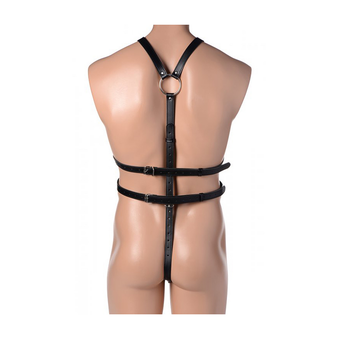 Körperharness für Männer Schwarz
