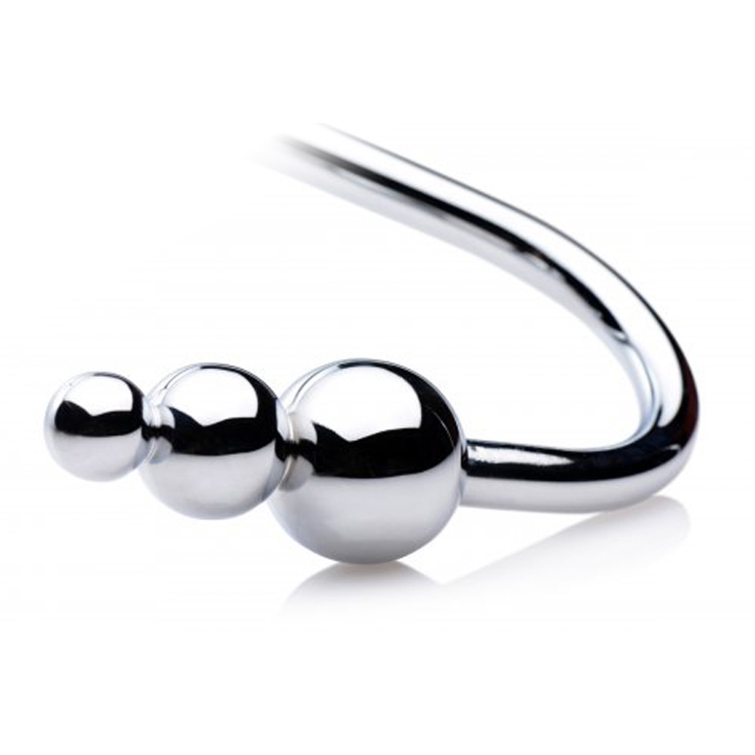 Analhaken mit Perlen Silber 40,6 cm