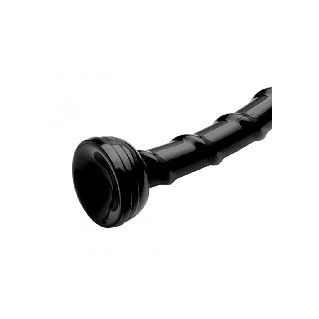 Dildo Schlange strukturiert Schwarz 48,3 cm