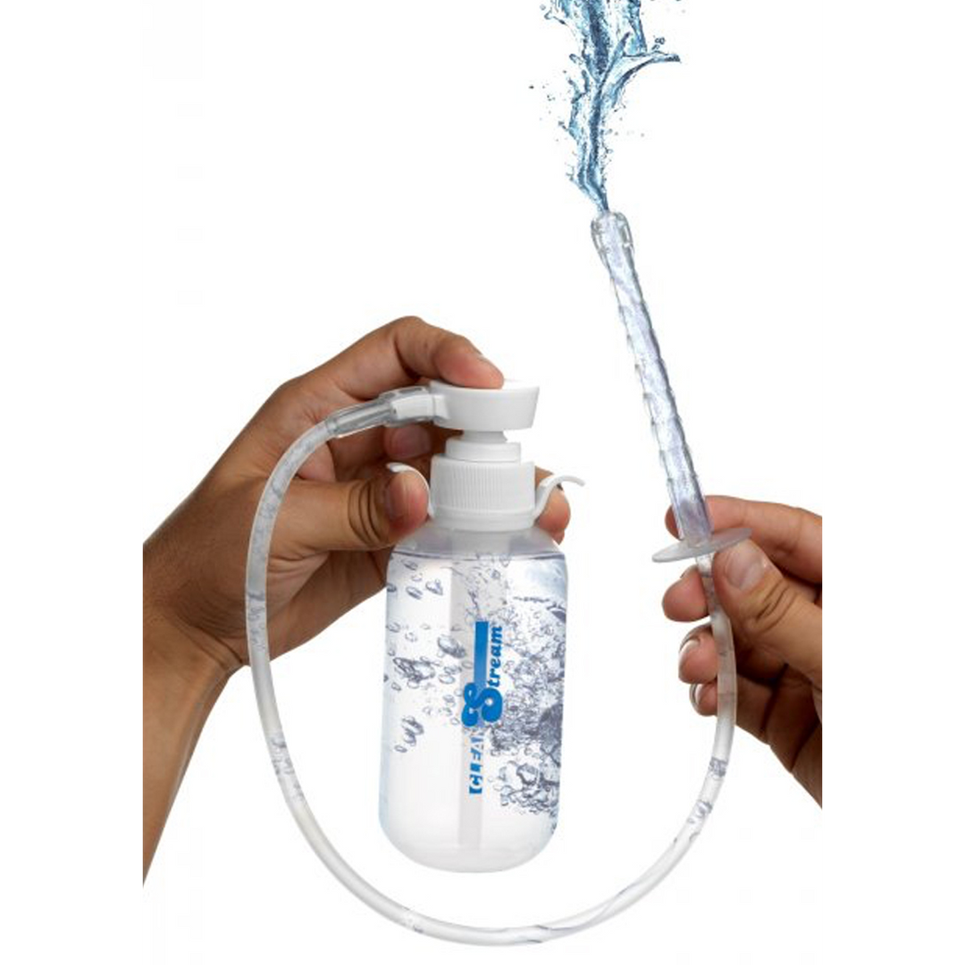 Analdusche Pump Action mit Düse Durchsichtig 12,7 cm