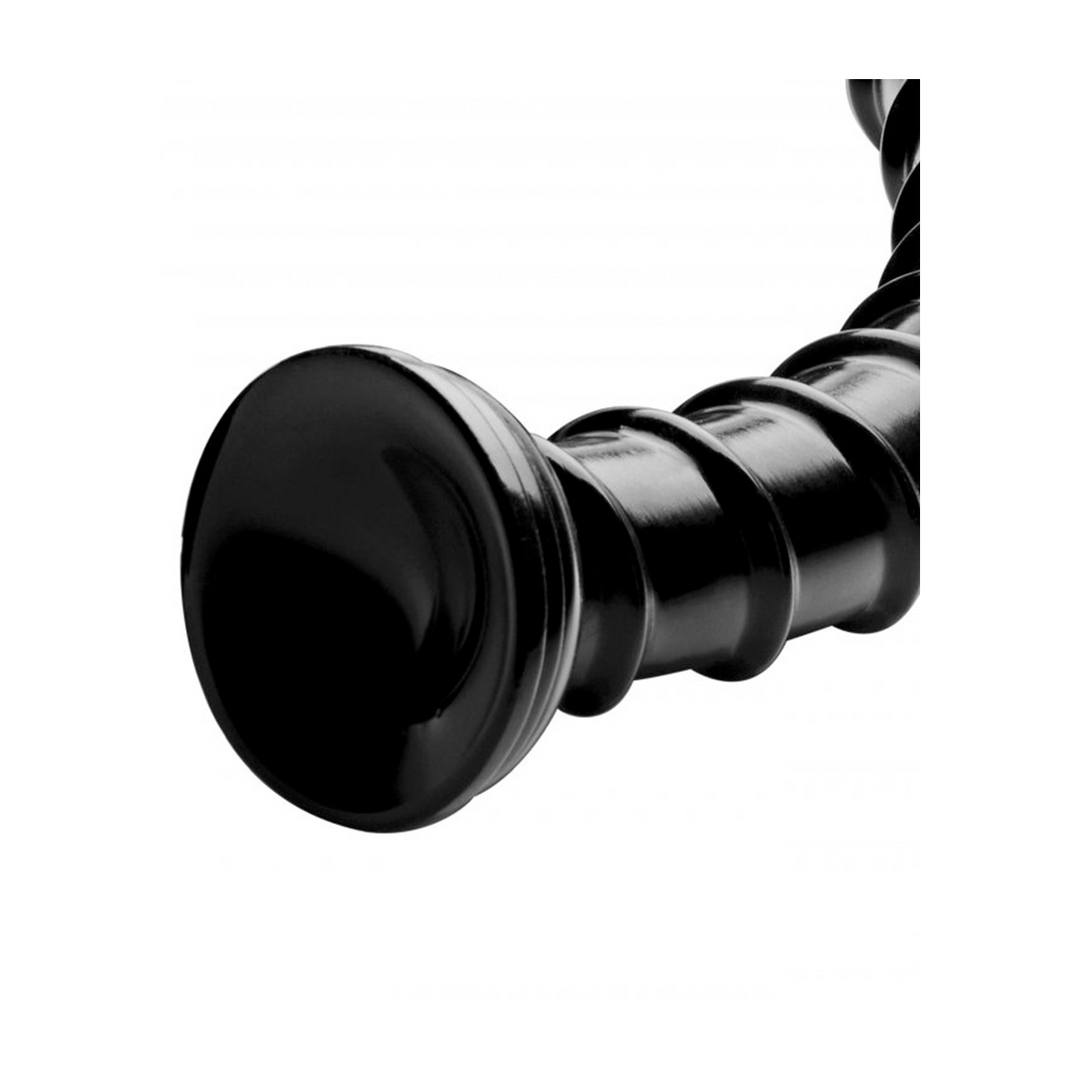 Dildo Schlange strukturiert Schwarz 48,3 cm Modell 2