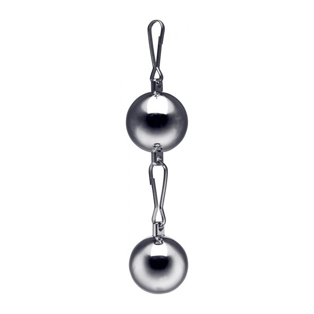Hodengewicht Orb mit Befestigungspunkt Silber 3,8 x Ø 3,8 cm