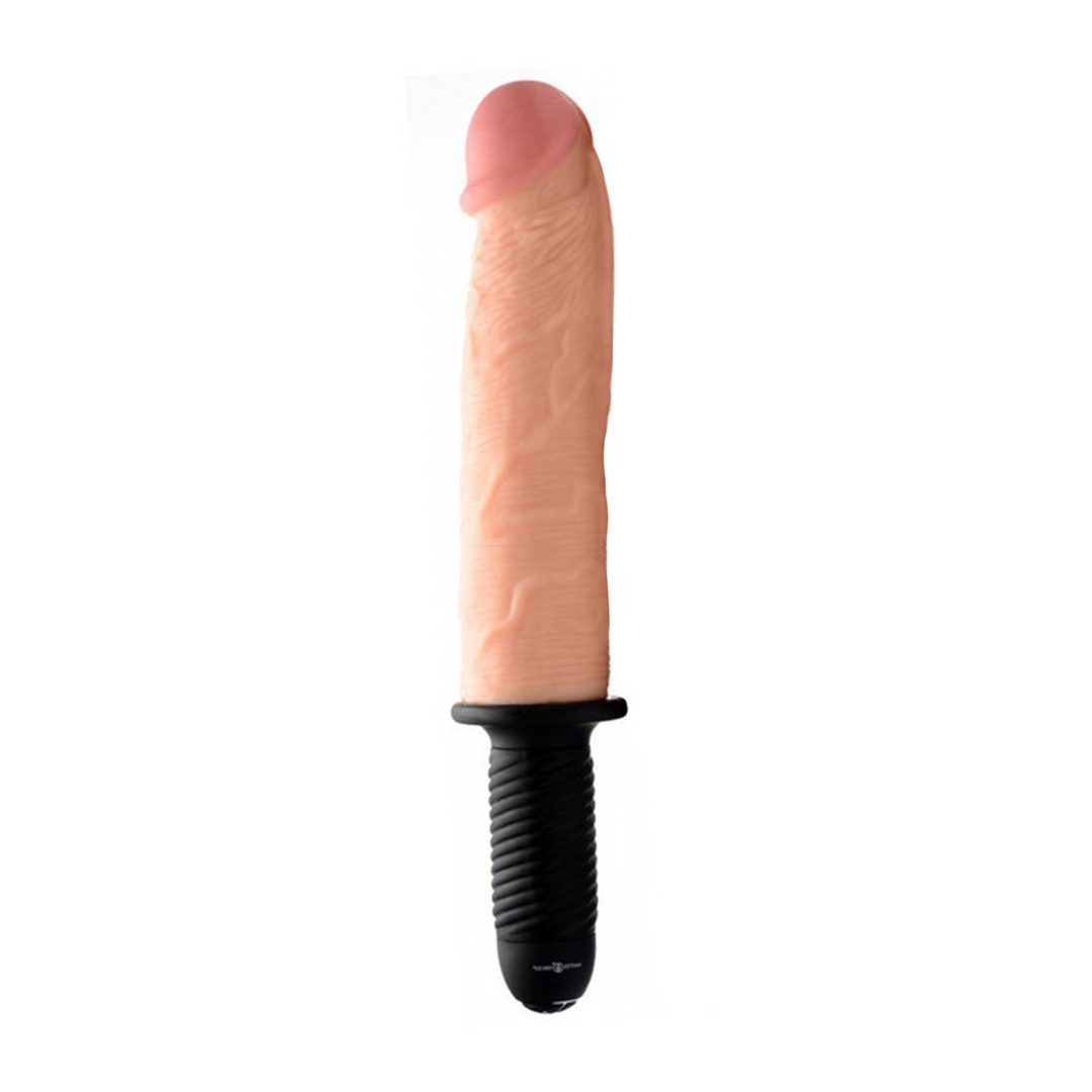 Realistischer Vibrator Onslaught XXL stoßend Hautfarbe 24,8 x Ø 5,8 cm