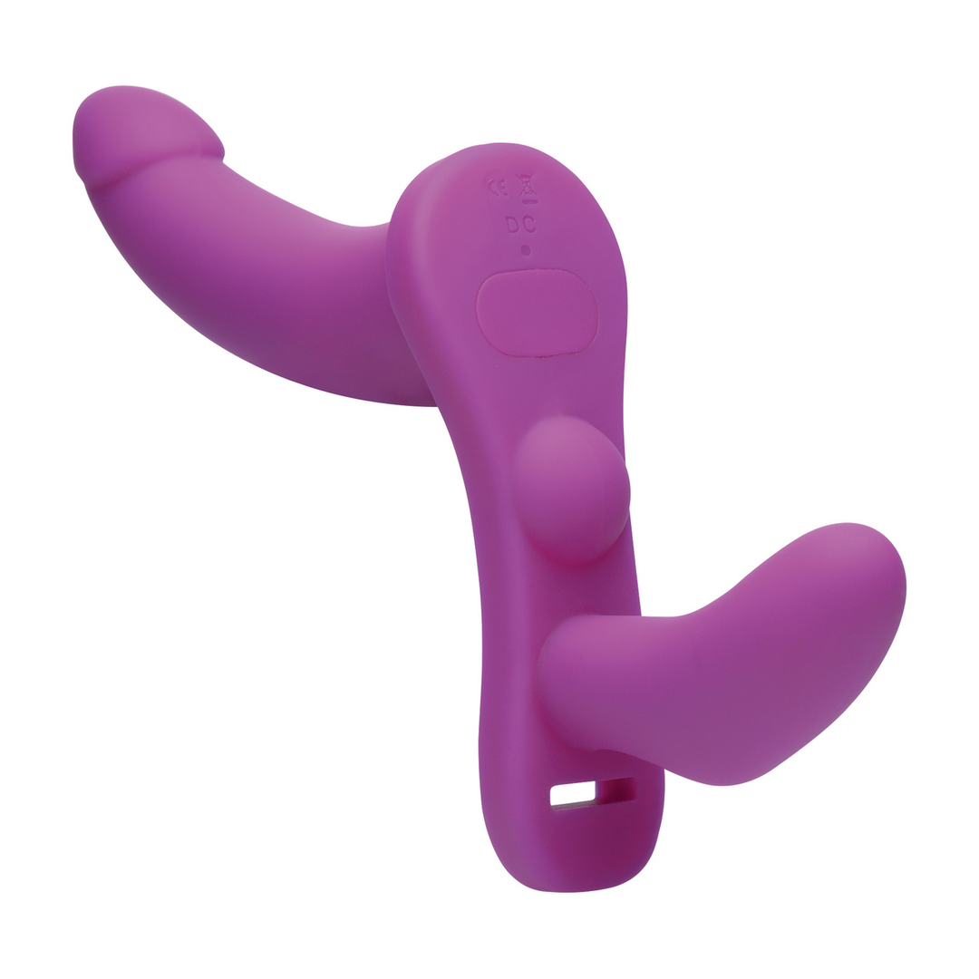 Strap-on-Harness Double Take Schwarz 8,9 cm