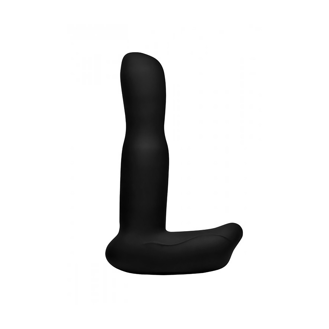 Prostata-Vibrator aus Silikon mit Fernbedienung Schwarz 15,3 cm