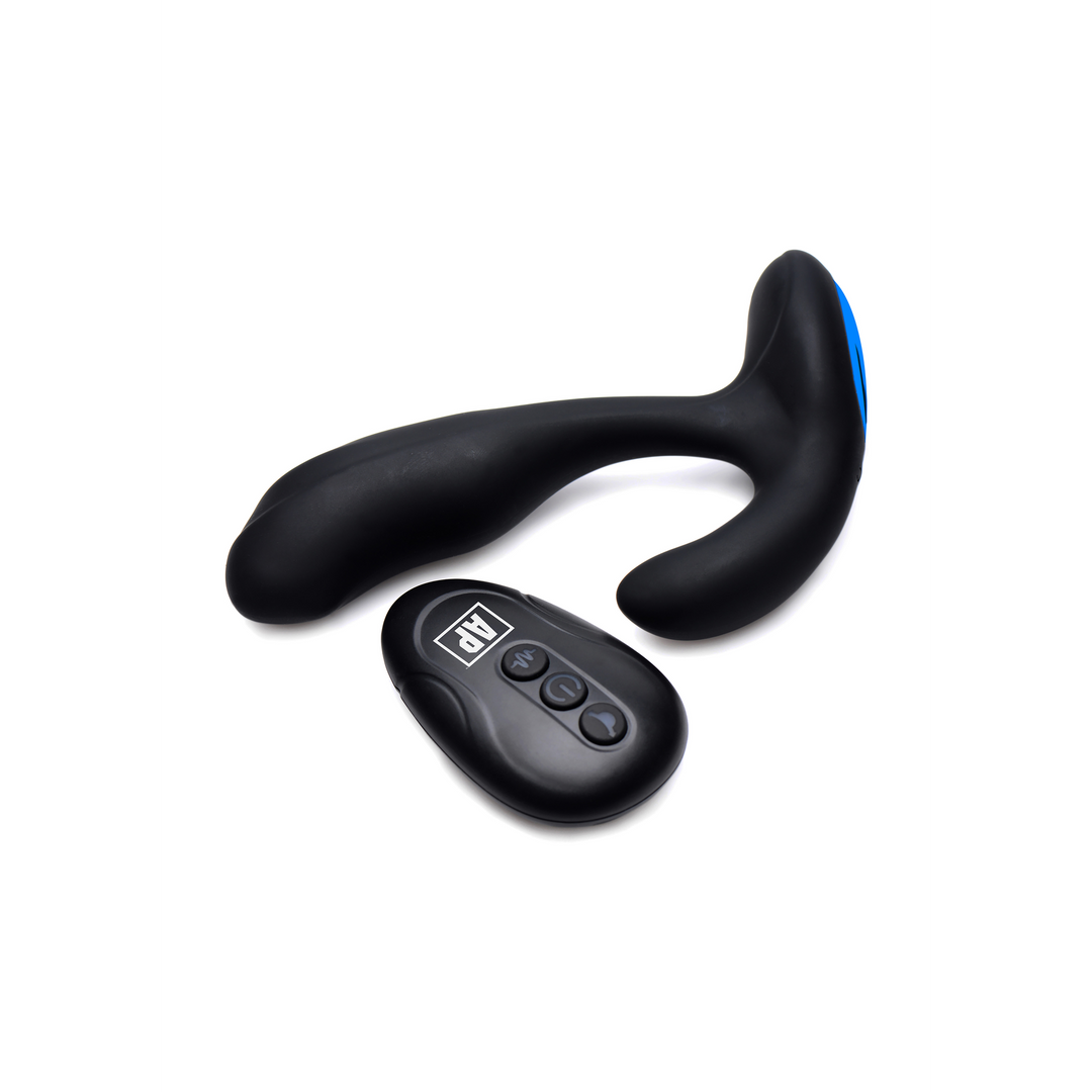 Prostata-Stimulator P-Bender biegbar mit 7 Geschwindigkeiten Schwarz 9,6 cm