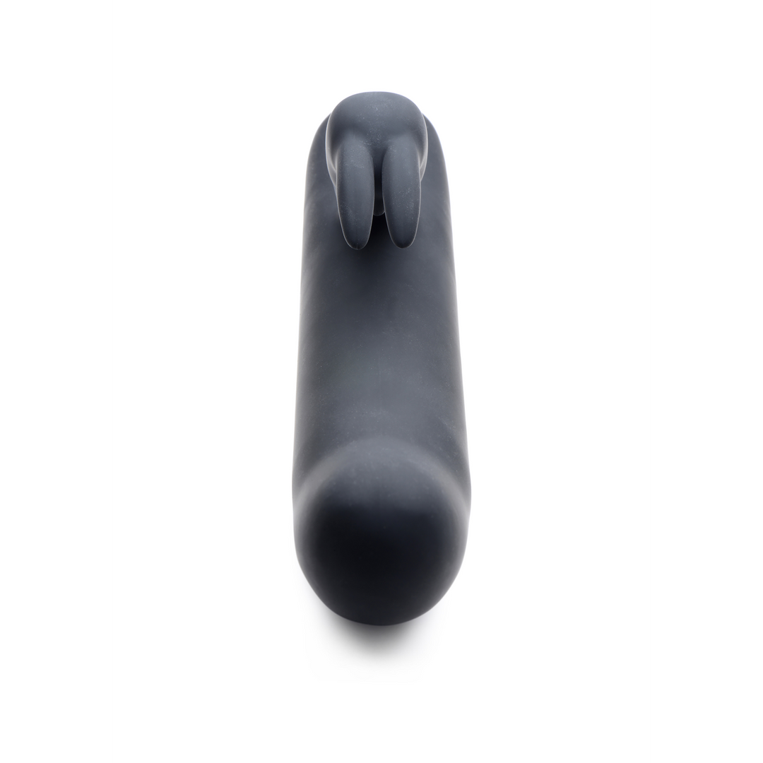 Rabbit-Vibrator Bling Bunny flexibel Schwarz 13,4 cm
