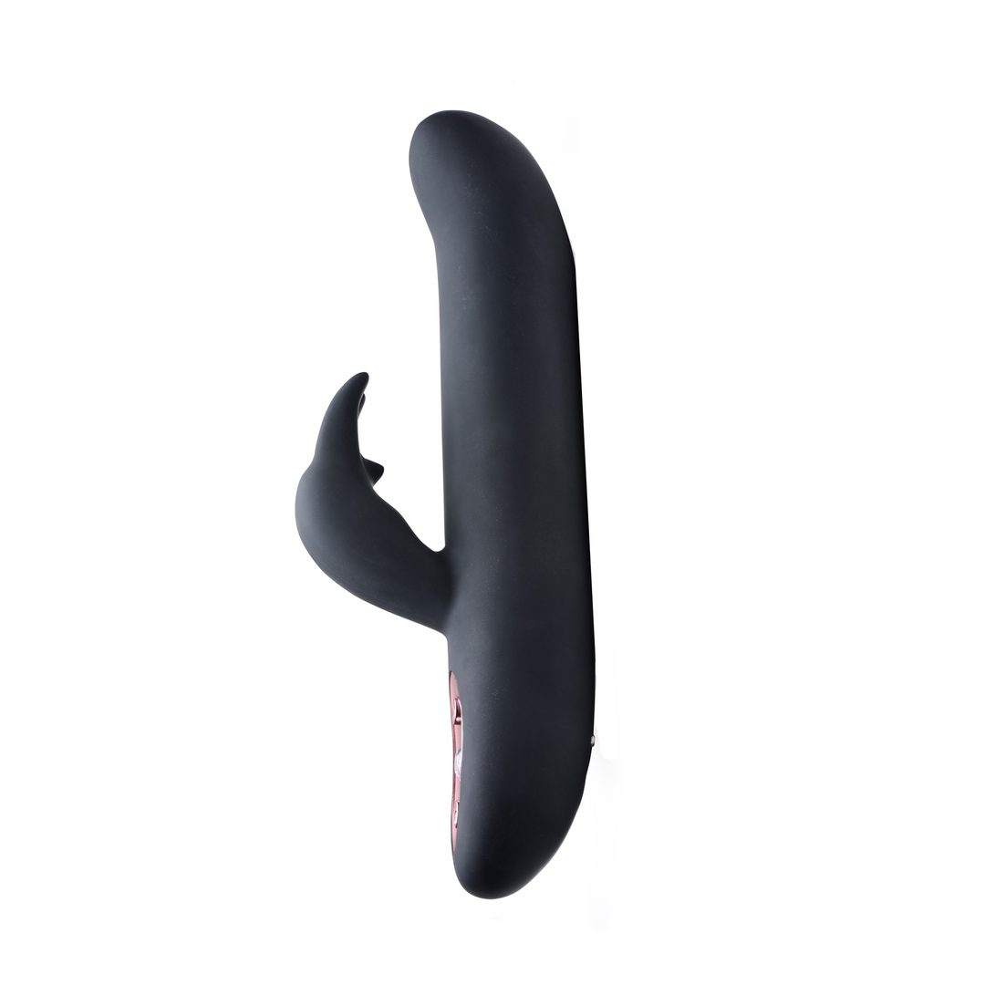 Rabbit-Vibrator Bling Bunny flexibel Schwarz 13,4 cm