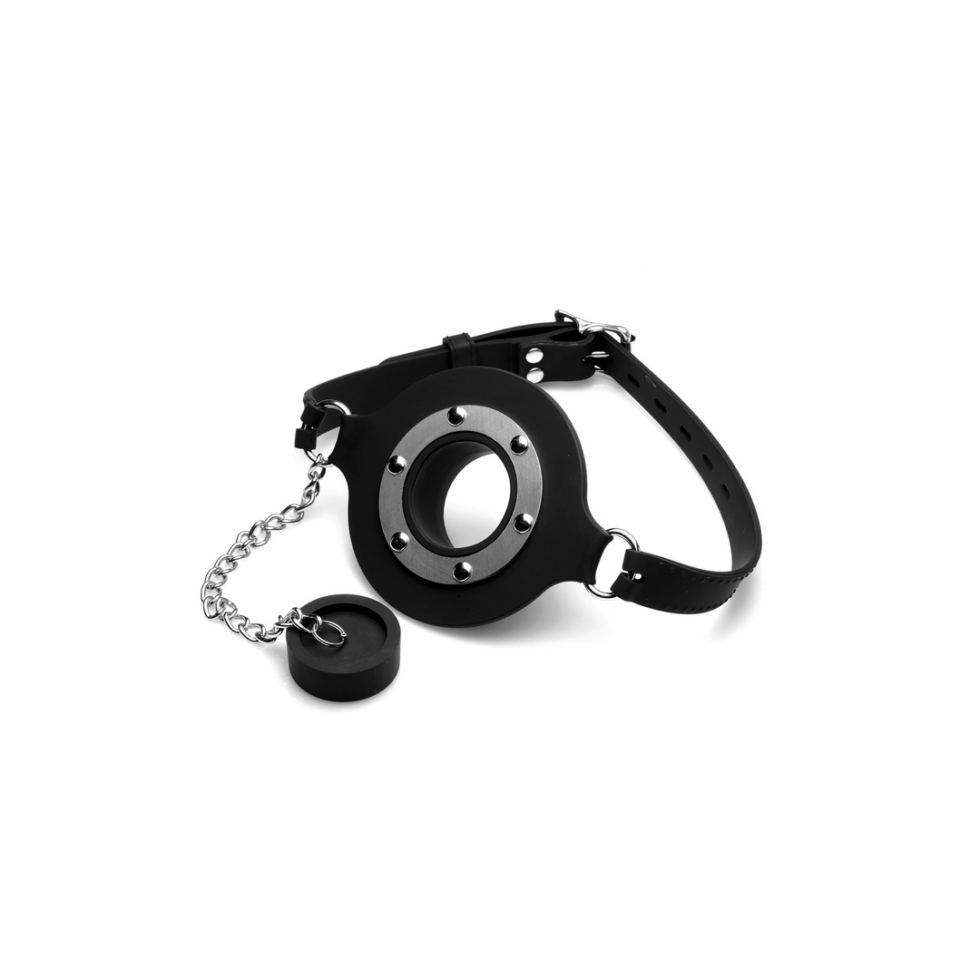 Knebel Pie Hole Silikon Schwarz