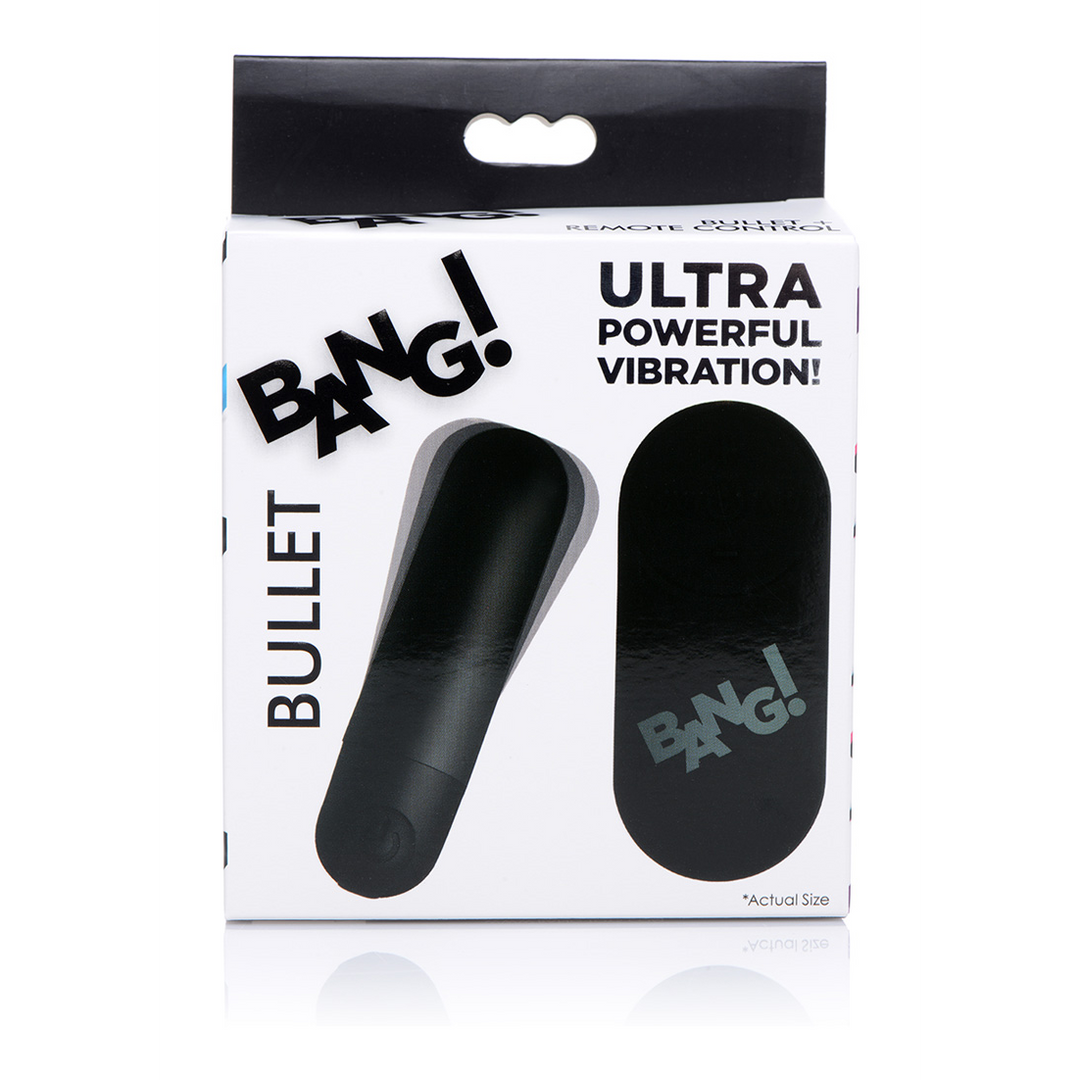 Bullet-Vibrator mit Fernbedienung Schwarz