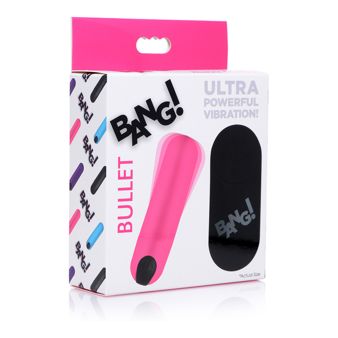 Bullet-Vibrator mit Fernbedienung Schwarz
