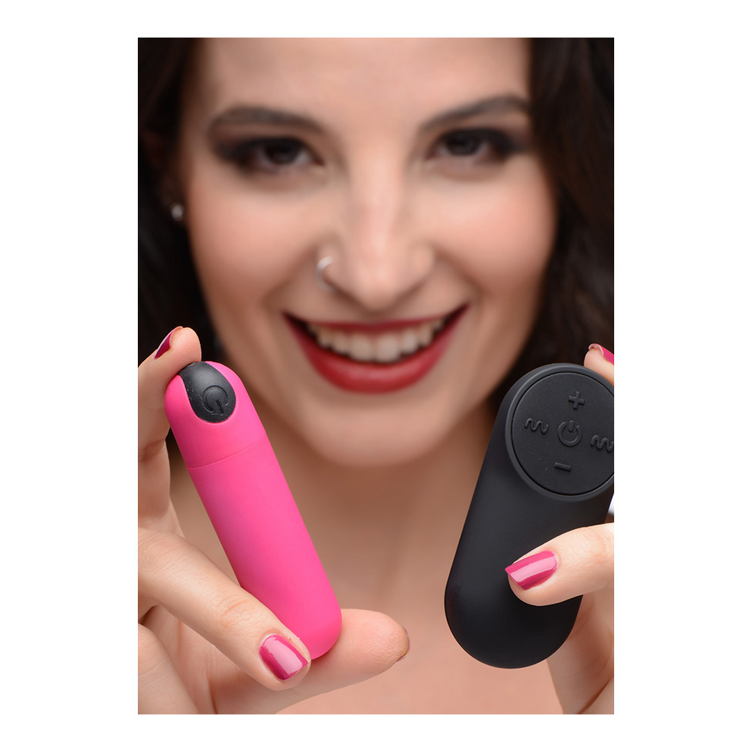 Bullet-Vibrator mit Fernbedienung Schwarz