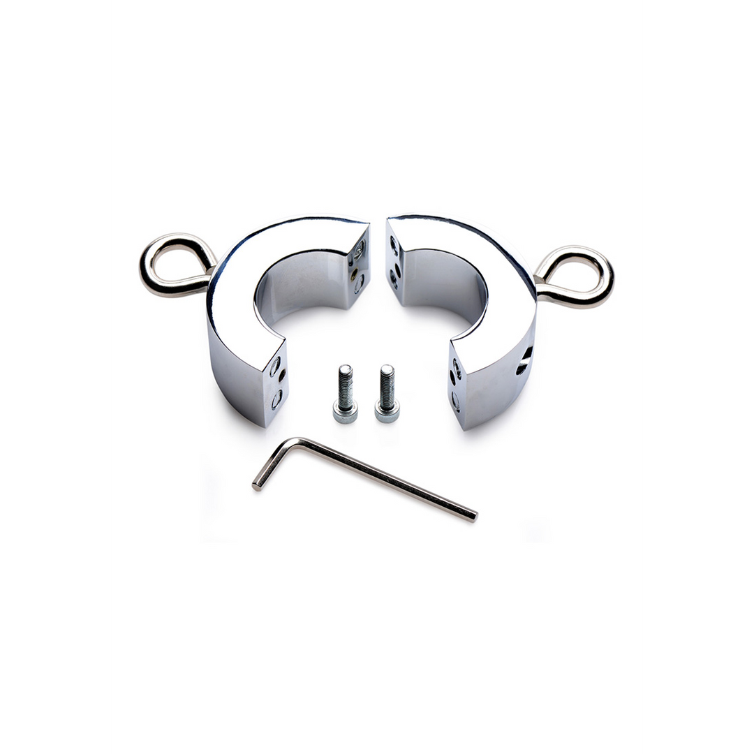 Hodenring Ball Trap Metall Silber 11,1 x Ø 6 cm